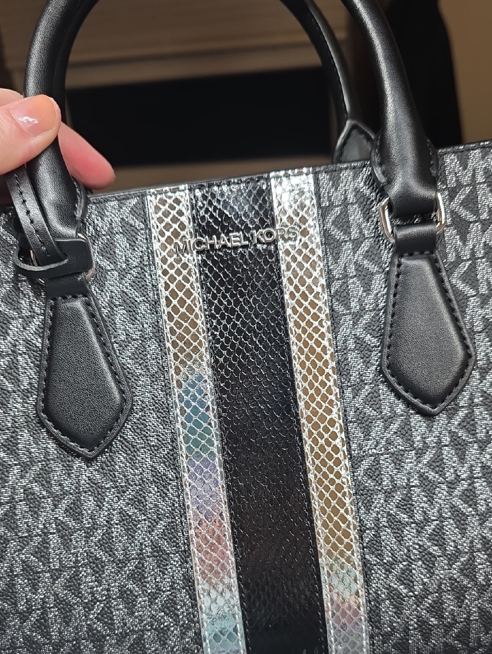 Michael Kors Black Signature Satchel